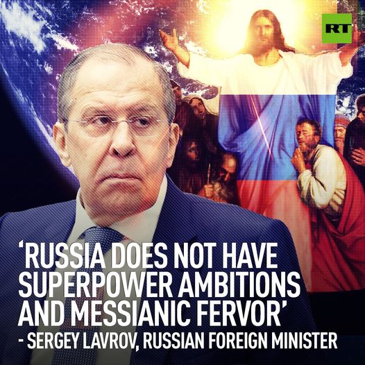 Lavrov Om Ryska Ambitioner