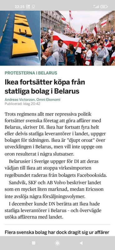 IKEA I Vitryssland