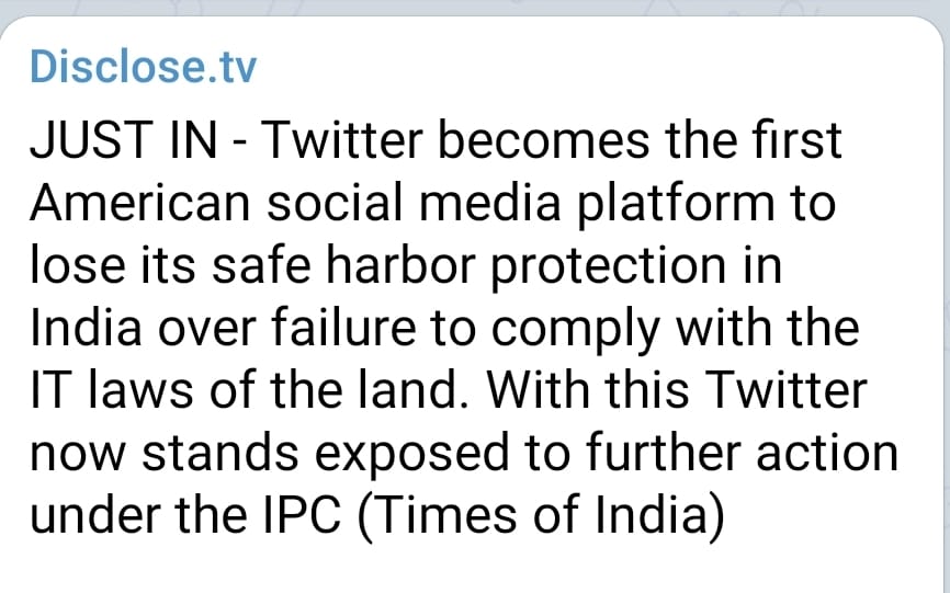 Trist För Twitter I Indien