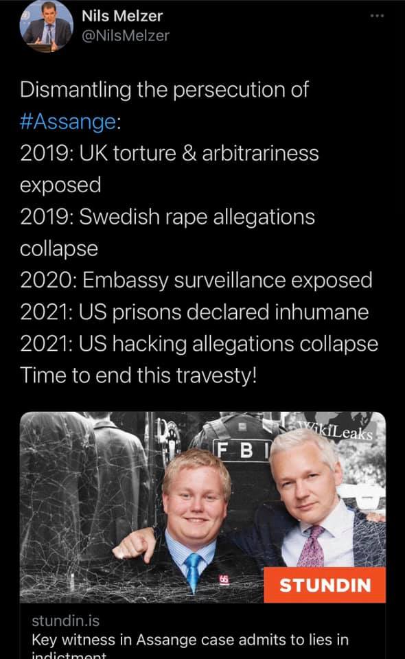 Ljugande Nyckelvittne Mot Asssange