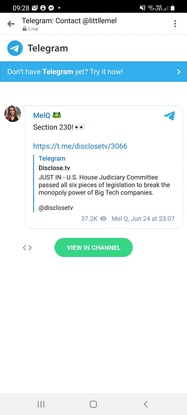 Lagförslag Mot Big Tech Monopol