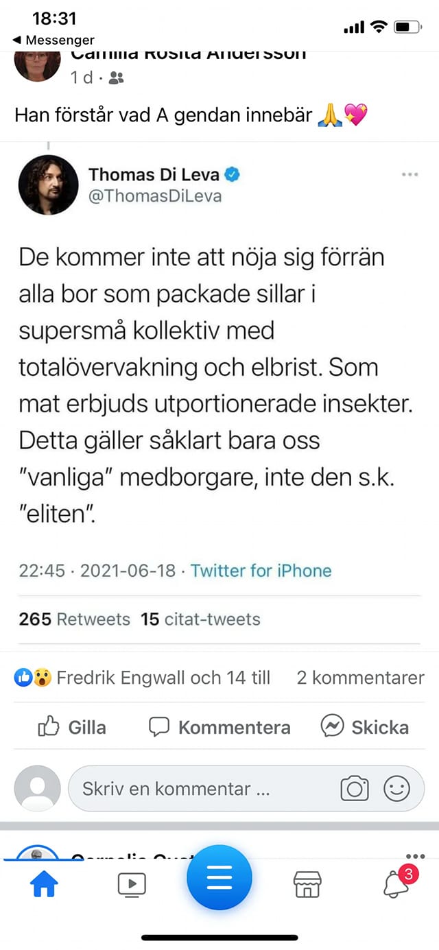 Konspiratorisk Di Leva