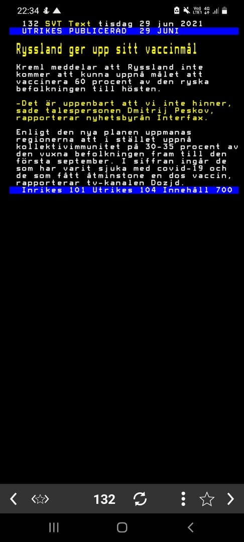 Ryssland Ger Upp Vaccinmål