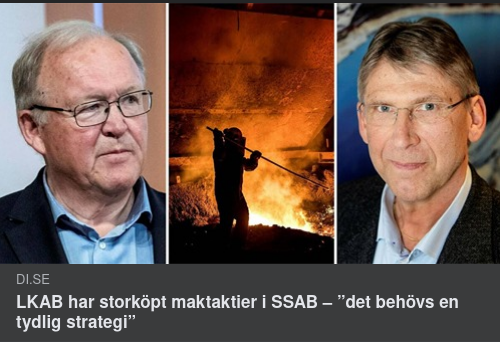LKAB Storköper Maktaktier I SSAB