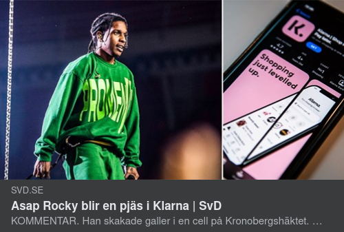 ASAP Rocky & Klarna