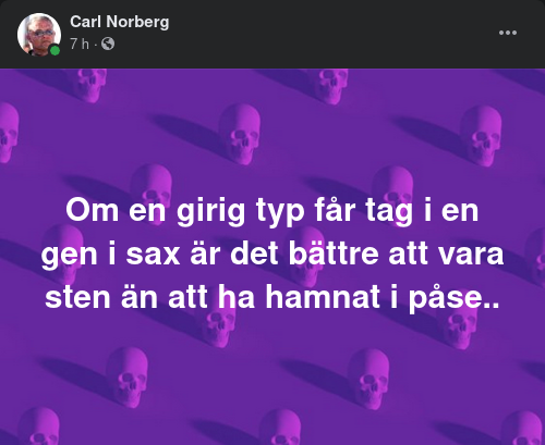 Gen Sax Sten Påse