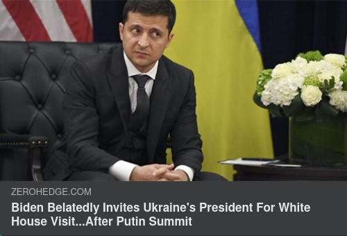 Biden Bjuder In Zelensky Efter Möte Med Putin