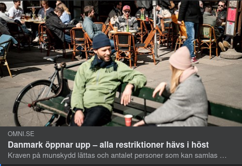 Danmark Öppnar