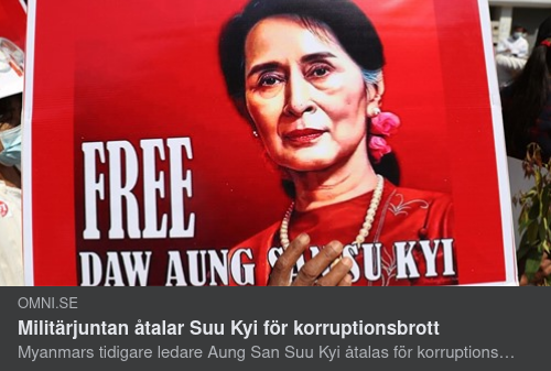 Aung San Suu Kyi Åtalas För Korruption