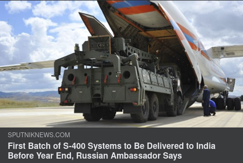 S-400 Till Indien Innan Årets Slut