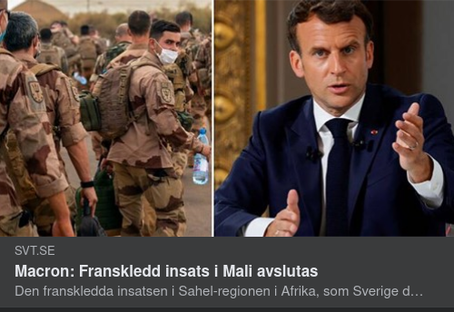 Frankrike & Mali