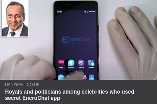 Lagliga EncroChat Användare...