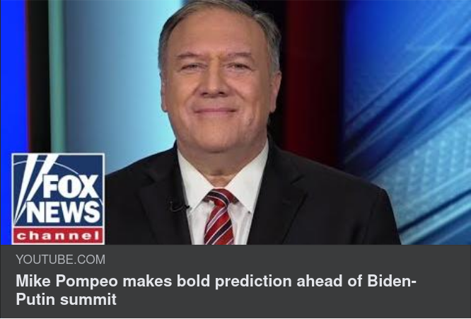 Pompeo Om Biden-Putin Möte