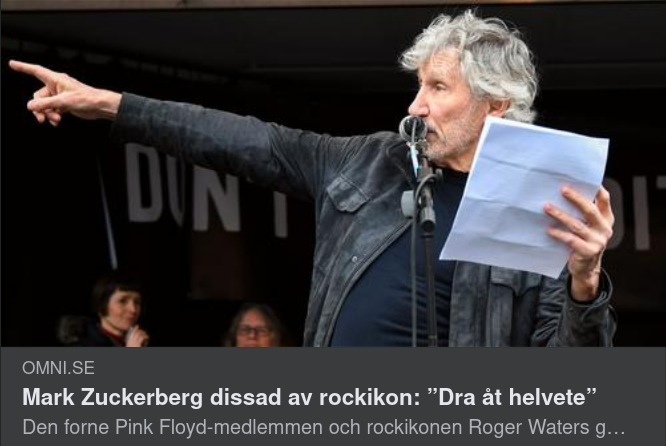 Roger Waters & Zuckerberg