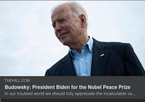Biden & Nobels Fredspris