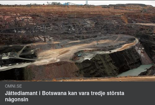 Jättediamant Funnen I Botswana
