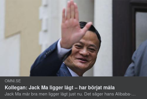 Målande Jack Ma