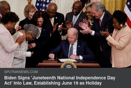 Juneteenth National Independence Day Act