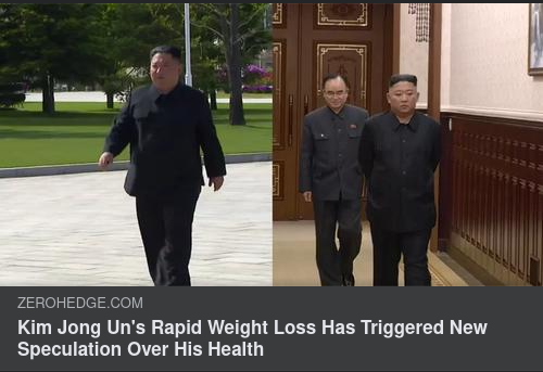 Livsmedelskris & Kim Jong Uns Vikt & Hälsa