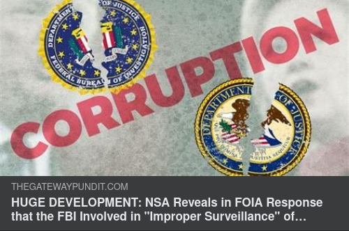 NSA & FBI & Registrerat Olagligt Snokande