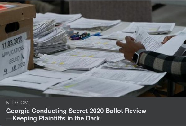 Hemlig Valsedelsundersökning I Georgia