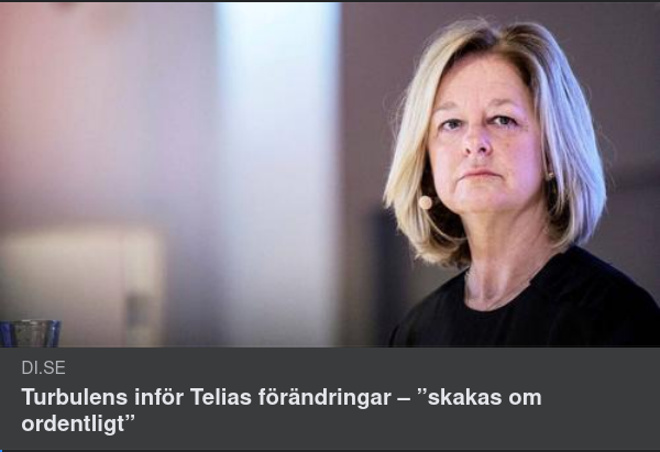 Omskakande Telia-Förändring