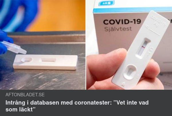 Coronadatabasintrångorsak..