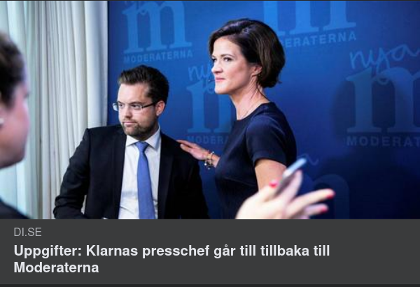 Från Moderaterna Till Klarna & Tillbaka
