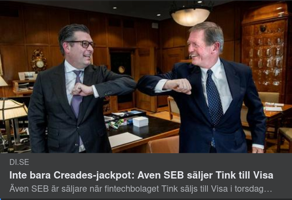 SEB Säljer Tink Till Visa