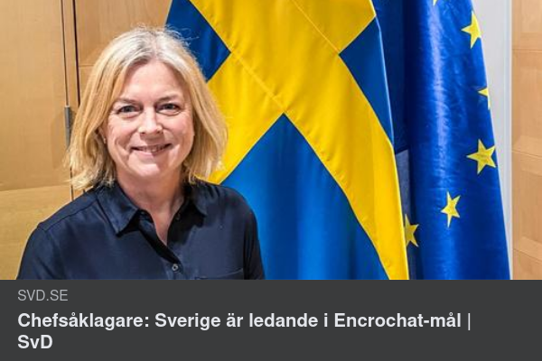 Sverige Ledande På Organiserad Brottslighet