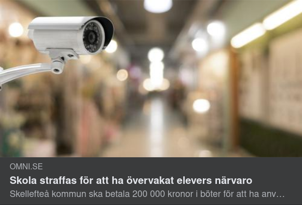 Övervakningsstraffad Skola