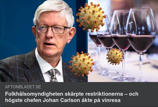 Regelföljande Vinresa Av Folkhälsomyndighetens Högste Chef