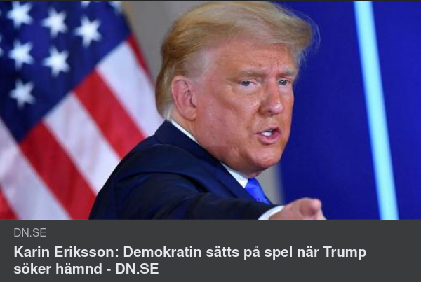 Trump Söker Hämnd I DN