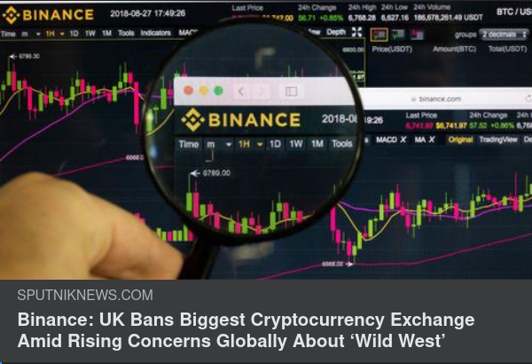Britterna Bannar Binance