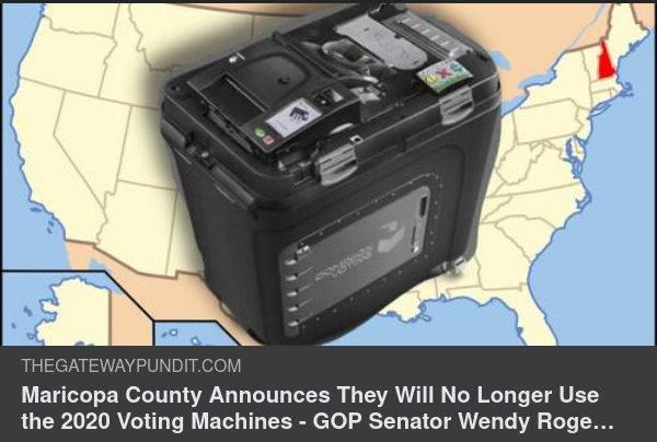 Bannade Röstningsmaskiner & Dominions Förtalsstämmningar