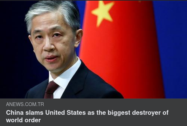 Kina Om USA:s Världsordningsförgörande