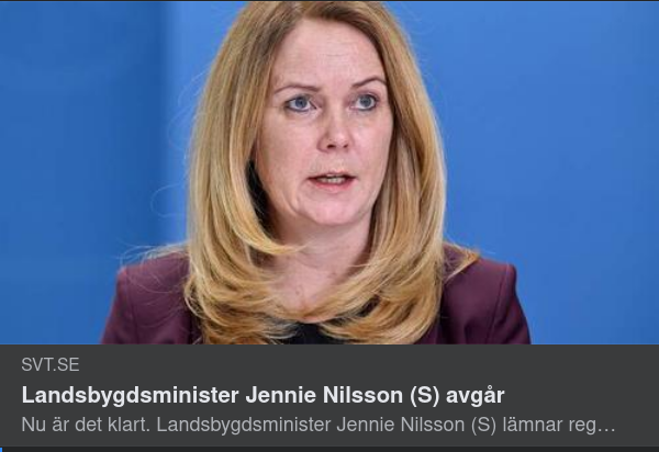 Avslutad Ministerpost