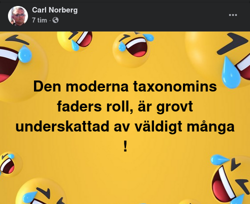 Underskattad Taxonomifadersroll