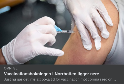 Vaccinbokningssvårigheter