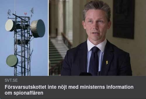 Informationsmissnöjt Försvarsutskott