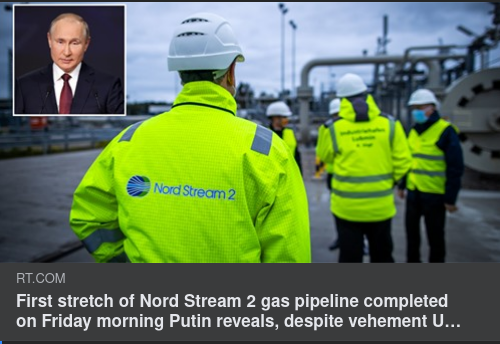 Första Kärnavsnittet För Nord Stream 2 Färdigt