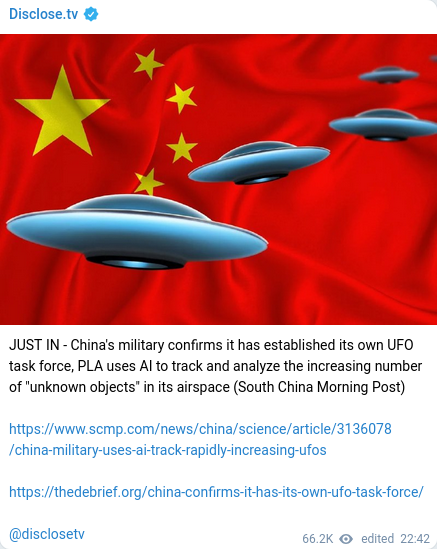 Kinesisk UFO-Spaning