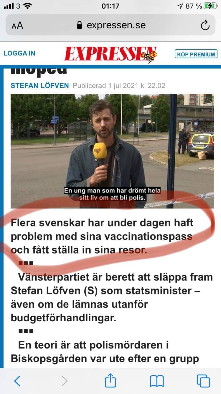 IQ-Testande Vaccinationspassproblem