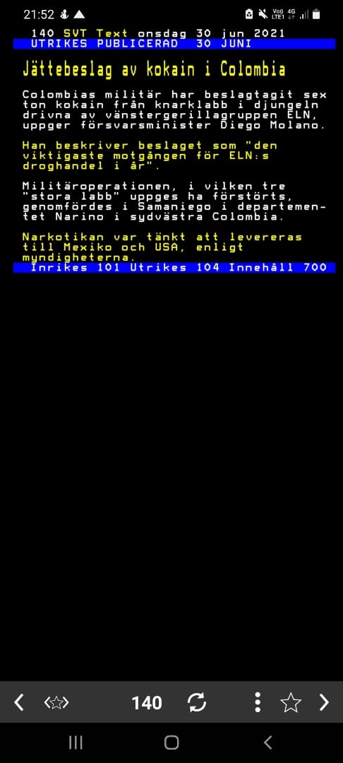 Kokainbeslag I Colombia