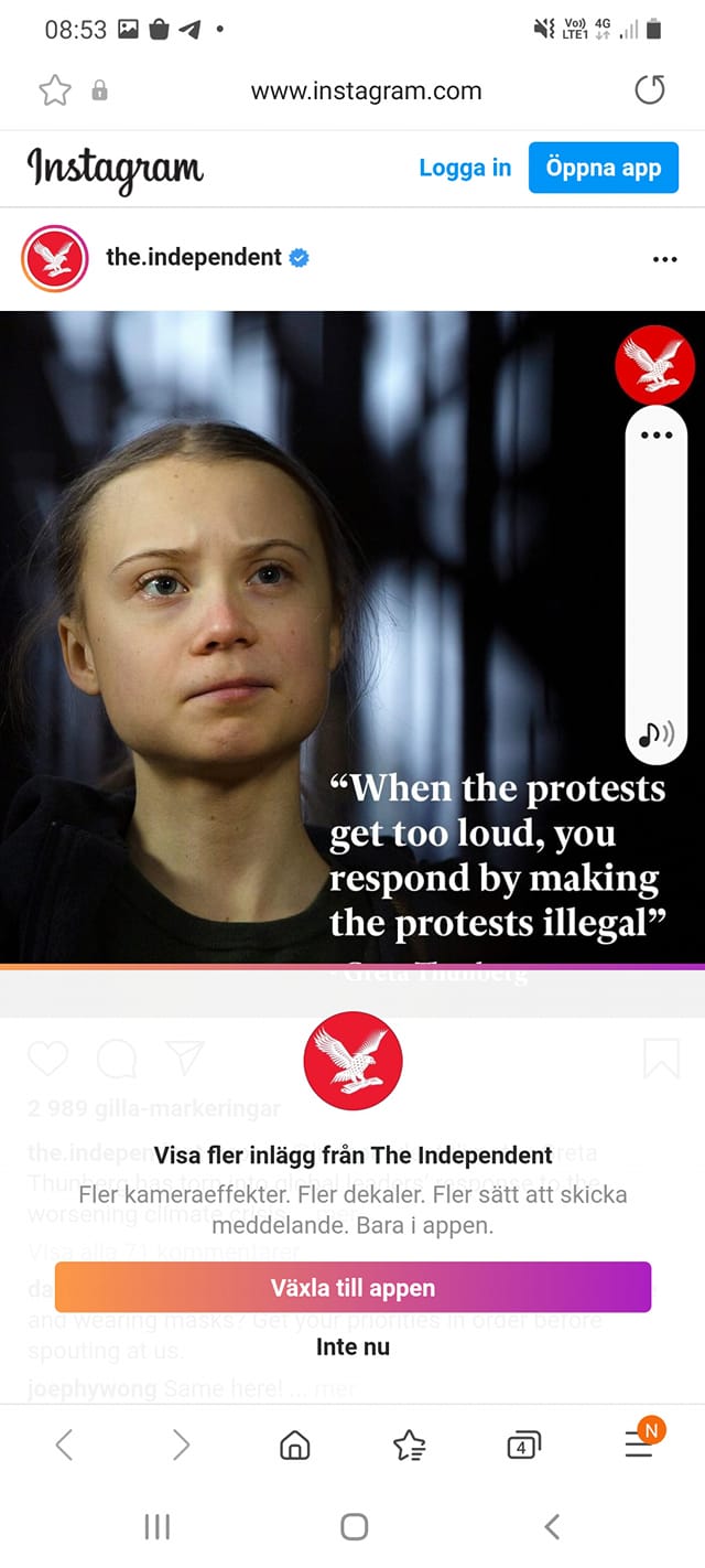 Greta Om Protestvolym