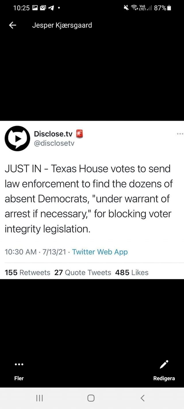 Lagligt Eftersökta Texasdemokrater