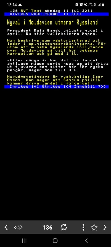 Nyval I Moldavien