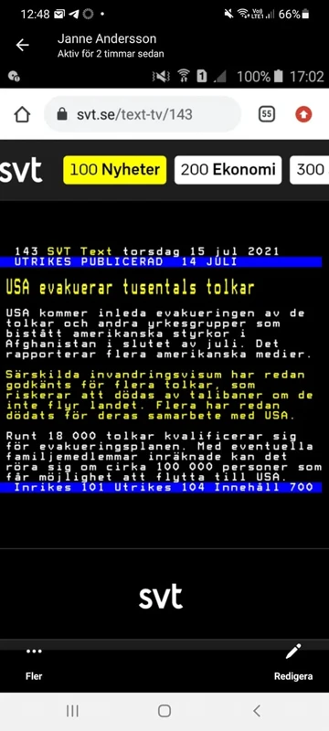 USA Evakuerar Tusentals Tolkar