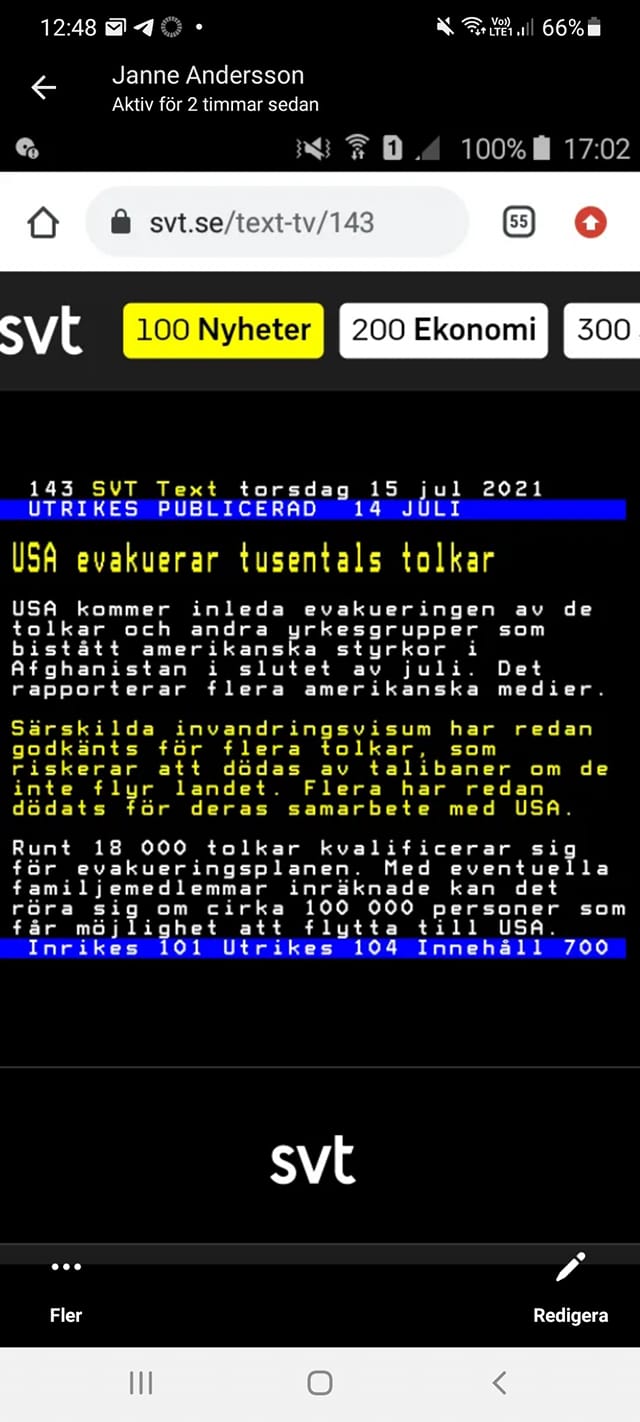 USA Evakuerar Tusentals Tolkar