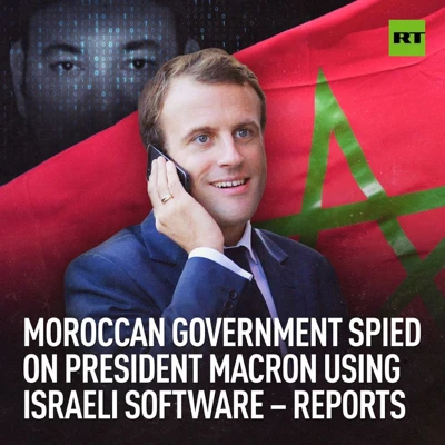 Marocko Telefonspionerande På Macron